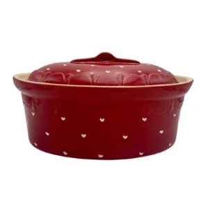 Terrine ovale cerise hertzele
