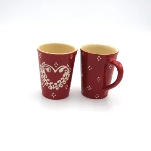 Mug cerise cœur frise