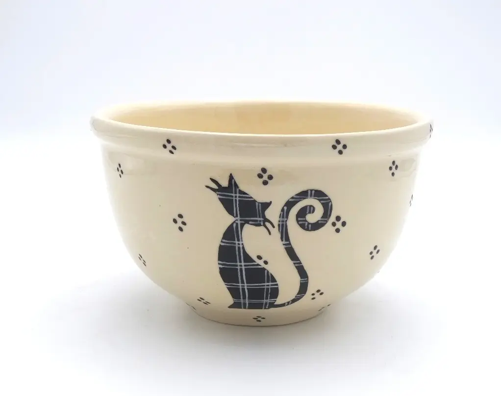 Saladier chat noir